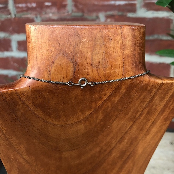 EUC VTG Elegant Tasteful Faux Diamond / Rhinestone Lavalier Necklace - Picture 11 of 16